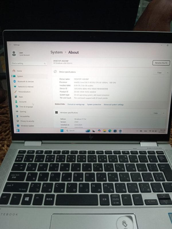 HP EliteBook 1030 G3 X360 Core i5 8th Gen - Image 8