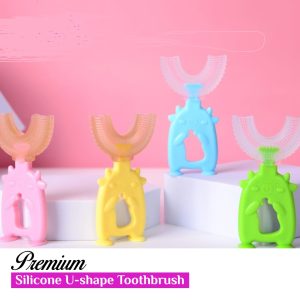 Children Silicone U-shape Toothbrush