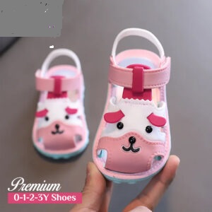 Summer Baby Soft Non-Slip Sandals 0-1-2-3 Years (Pink)