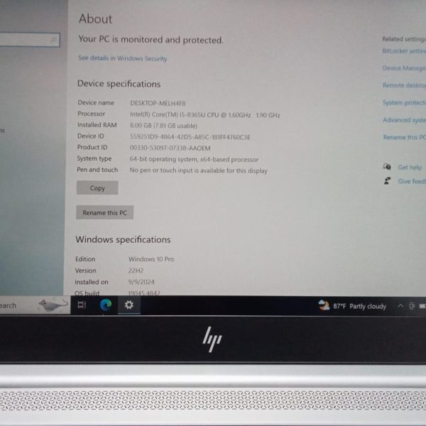 HP ZBook 14U G5 Core i5 8th Gen Laptop - Image 3