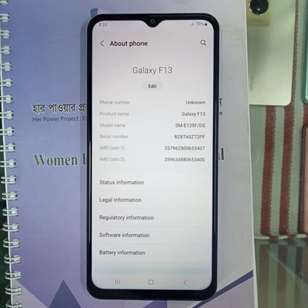 Used Samsung Galaxy F13 (4/64 GB)
