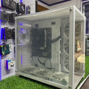 Ryzen 5 5700G gaming PC , white Gaming Case with RGB fan , Gigabyte  BM450 motherboard, 8 GB DDR 4 ram , 256GB m.2 Ssd